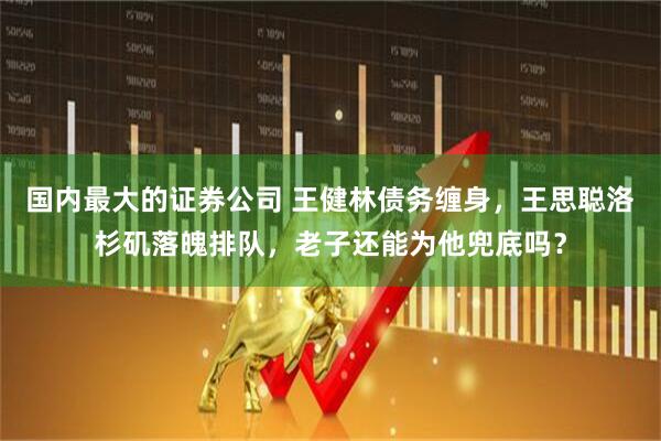 国内最大的证券公司 王健林债务缠身，王思聪洛杉矶落魄排队，老子还能为他兜底吗？